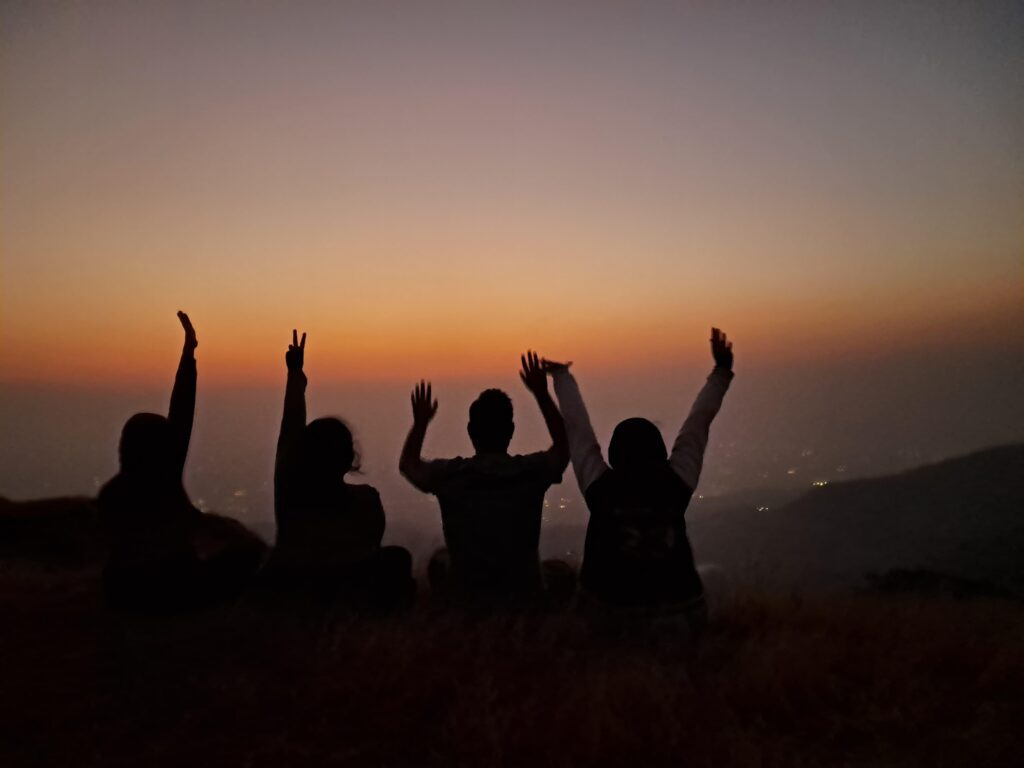 four of us